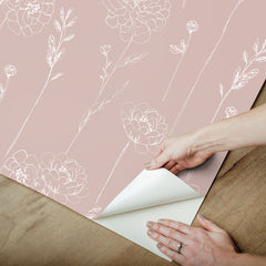 Maisey Peel & Stick Wallpaper - how to peel