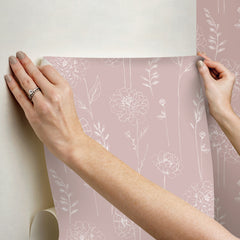 Maisey Peel & Stick Wallpaper - how to stick