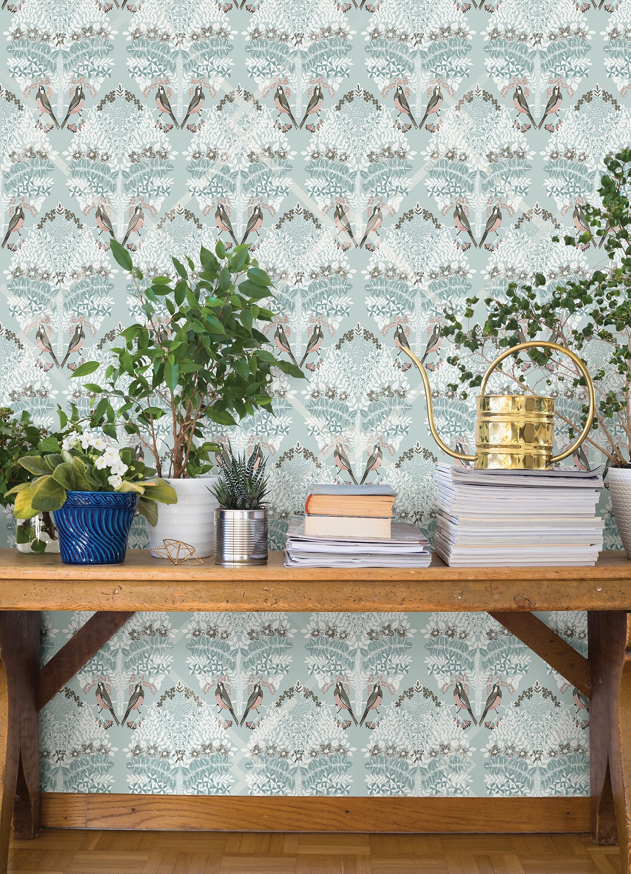 Otis Peel & Stick Wallpaper in a room setting