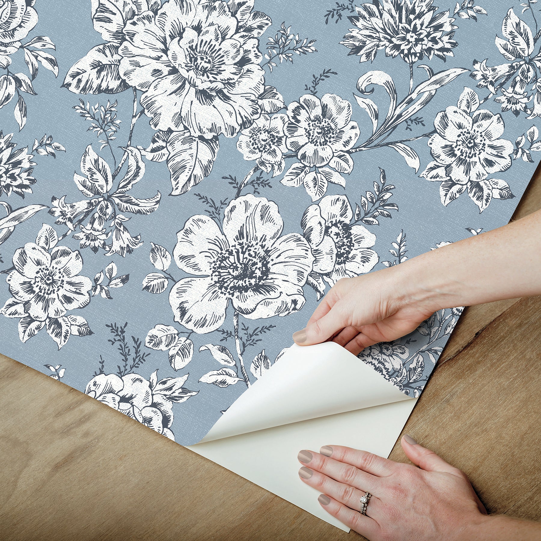 Winifred Peel & Stick Wallpaper - how to peel