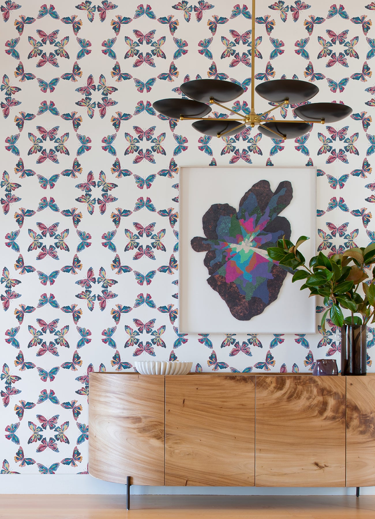 EttaVee Peel and Stick Wallpaper in a room setting