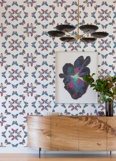 EttaVee Peel and Stick Wallpaper in a room setting