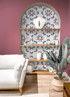 EttaVee Peel and Stick Wallpaper in a room setting