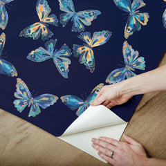 EttaVee Peel and Stick Wallpaper - how to peel
