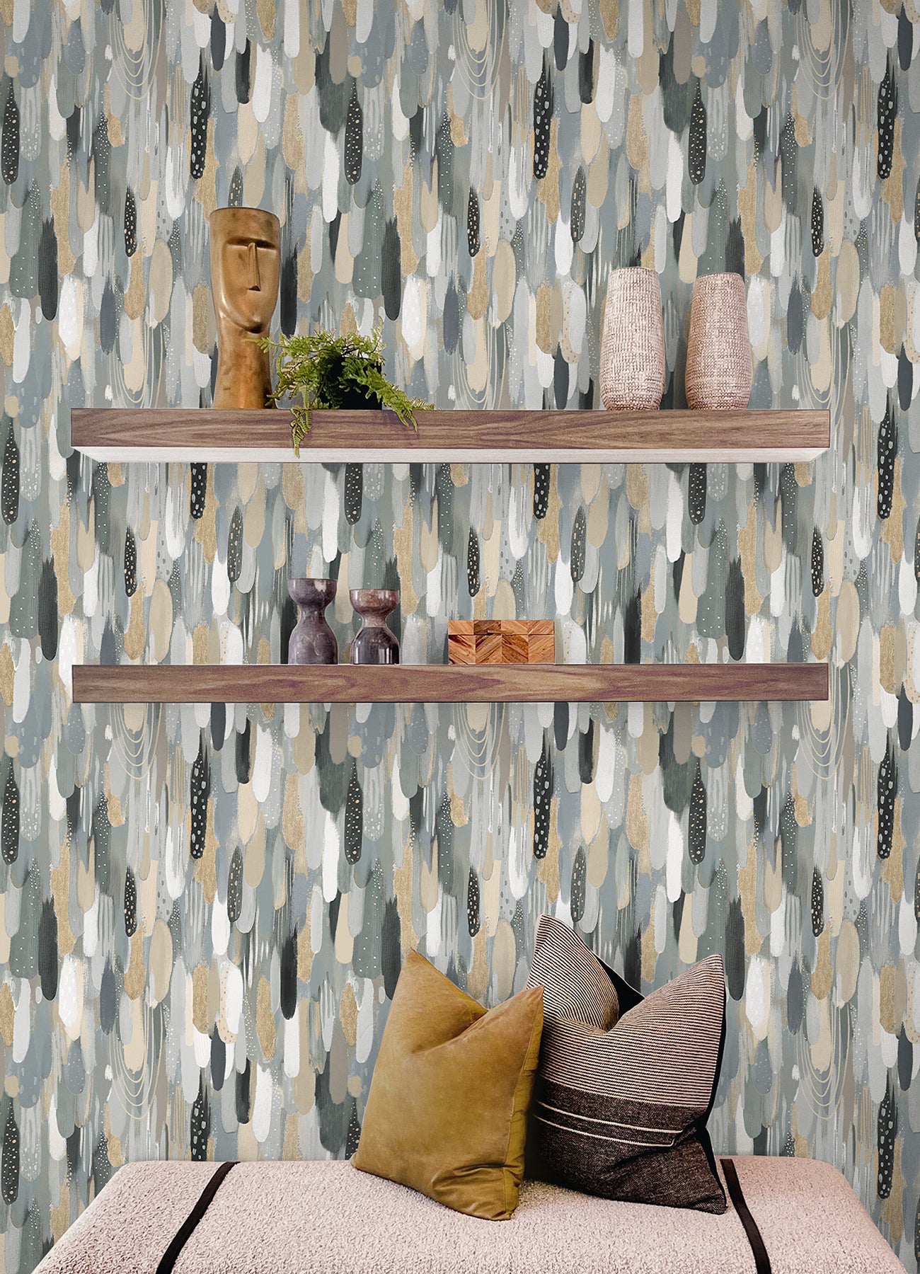 EttaVee Peel and Stick Wallpaper in a room setting