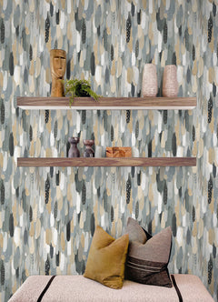 EttaVee Peel and Stick Wallpaper in a room setting