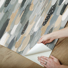 EttaVee Peel and Stick Wallpaper - how to peel