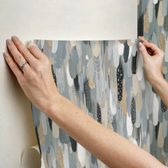 EttaVee Peel and Stick Wallpaper - how to stick