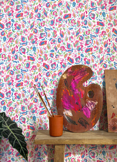 EttaVee Peel and Stick Wallpaper in a room setting