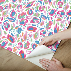 EttaVee Peel and Stick Wallpaper - how to peel