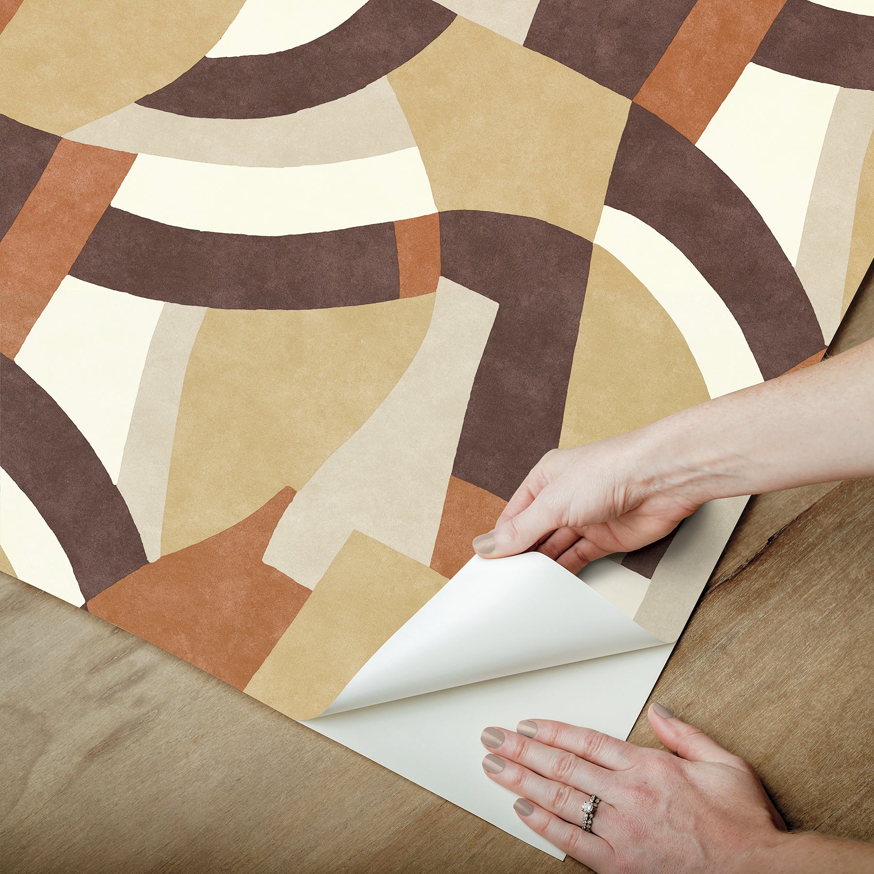 Melbourne Peel & Stick Wallpaper - how to peel