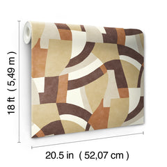 Melbourne Peel & Stick Wallpaper - dimensions