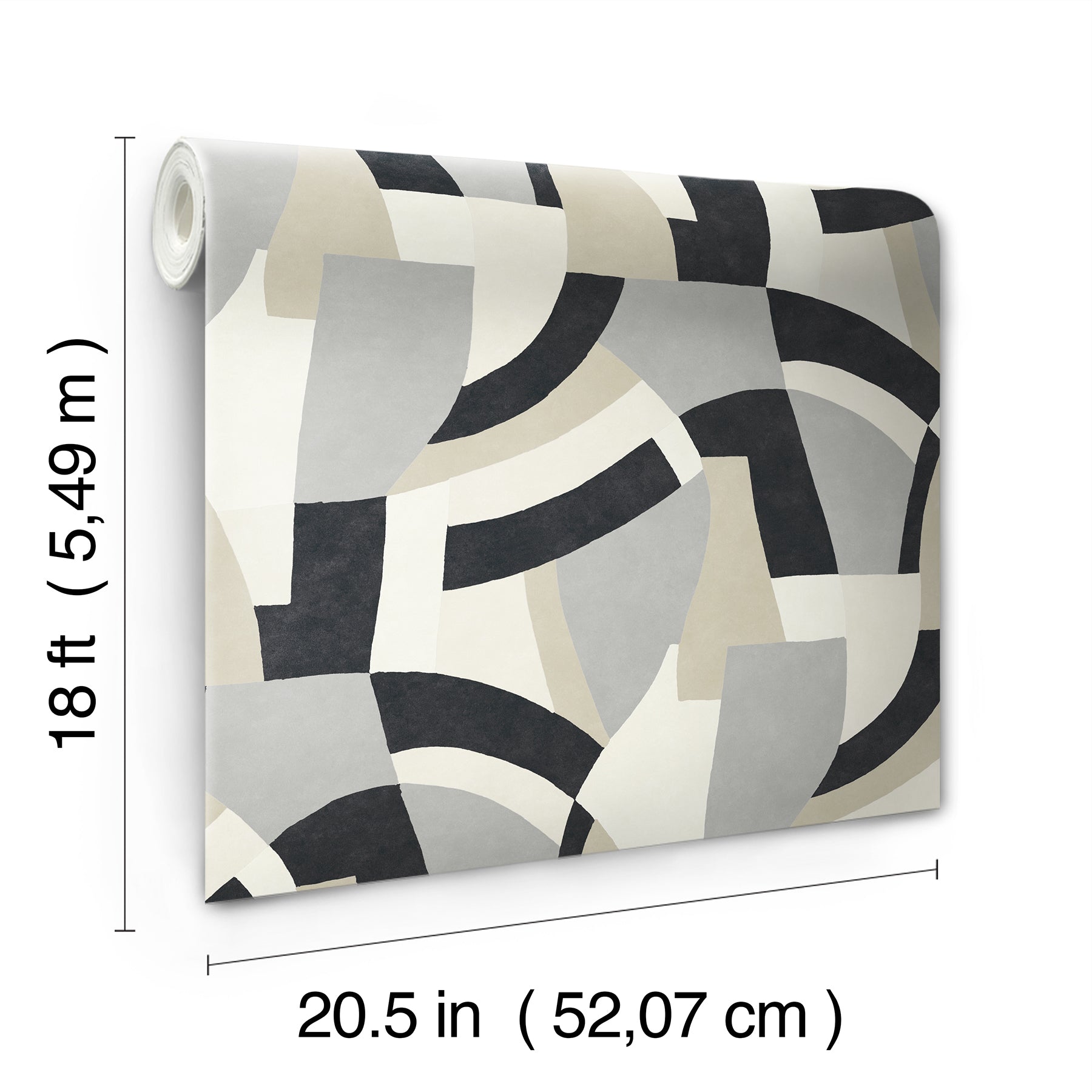 Melbourne Peel & Stick Wallpaper - dimensions