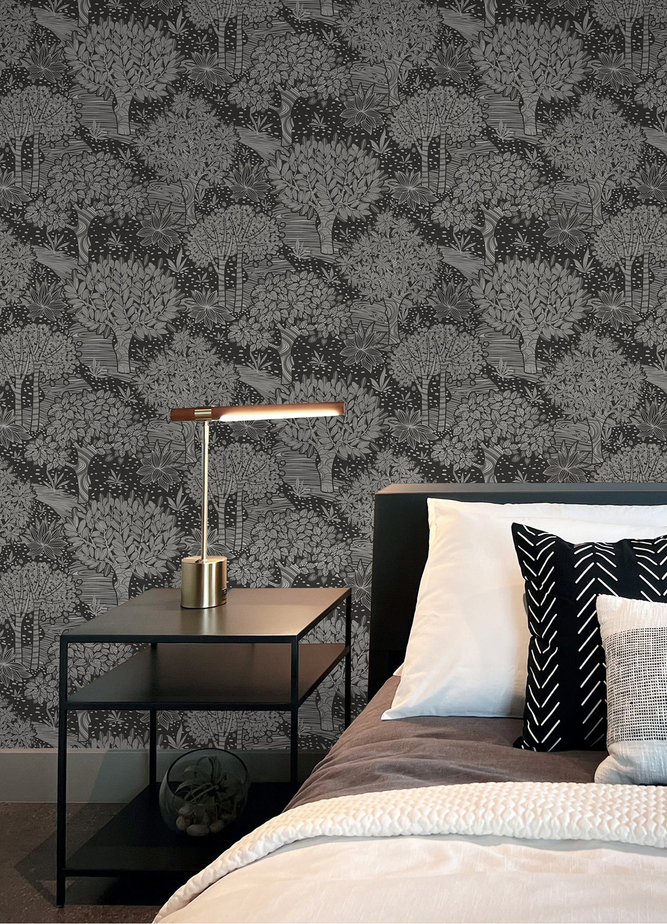 Perth Peel & Stick Wallpaper in a room setting