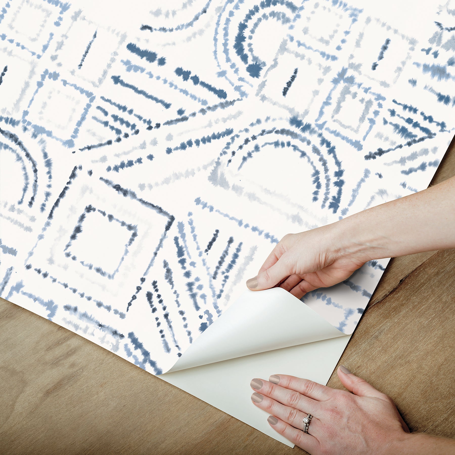 Brisbane Peel & Stick Wallpaper - how to peel