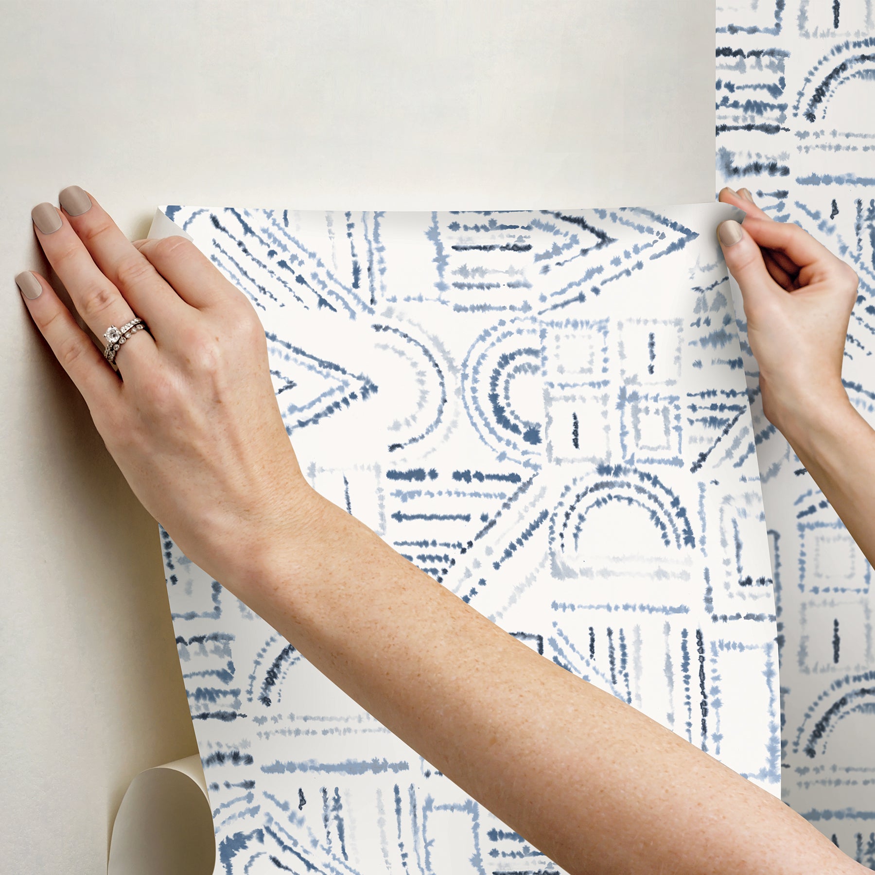 Brisbane Peel & Stick Wallpaper - how to stick