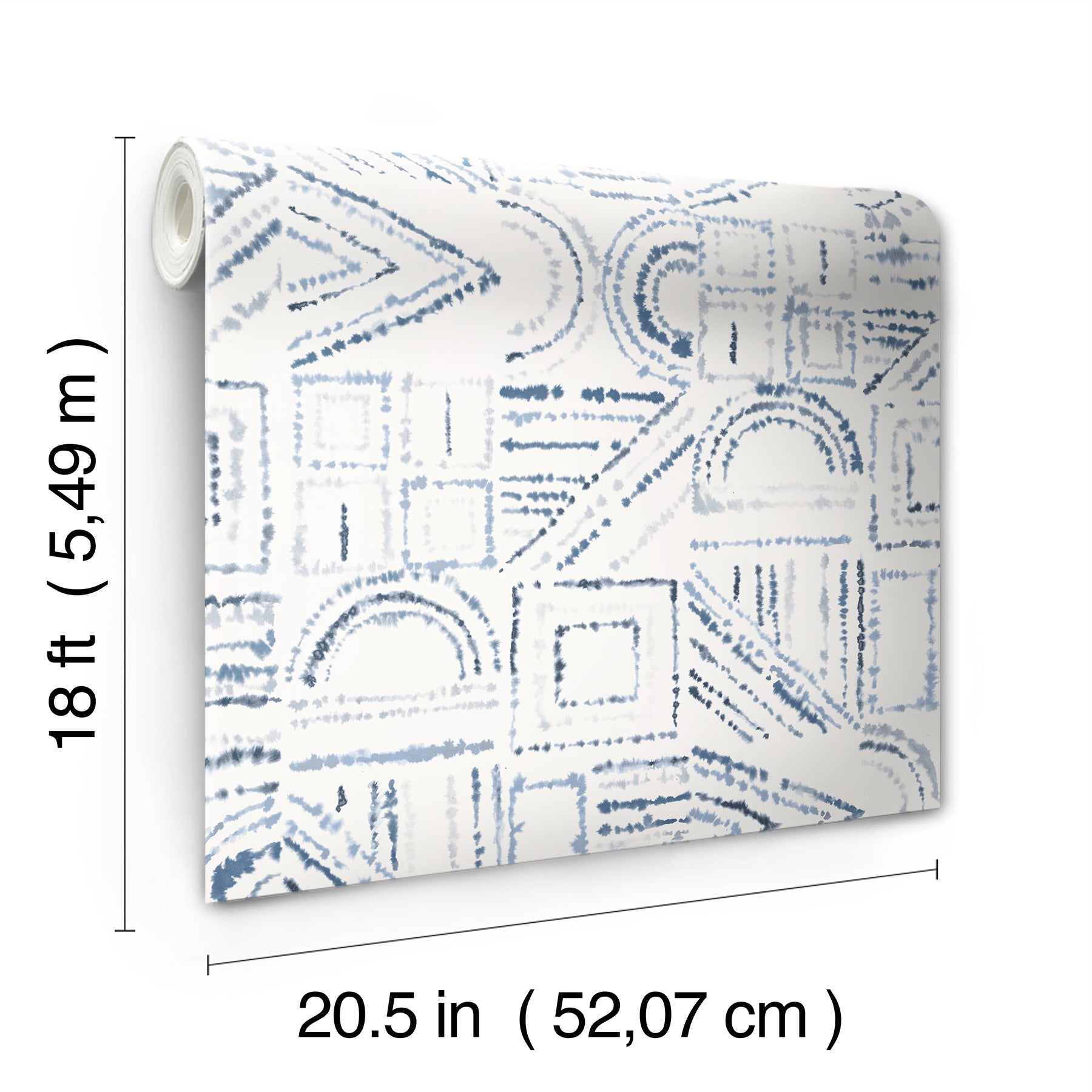 Brisbane Peel & Stick Wallpaper - dimensions