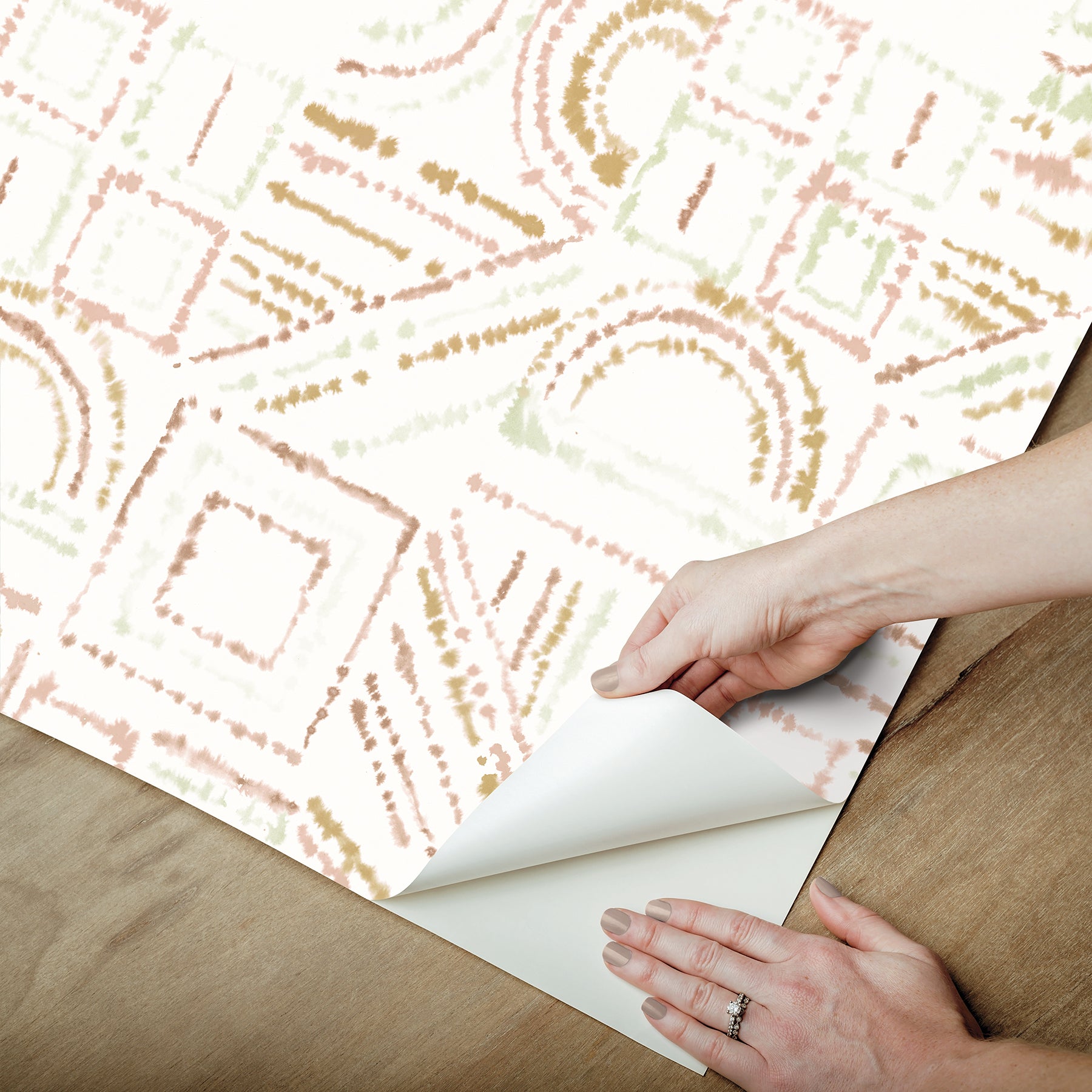 Brisbane Peel & Stick Wallpaper - how to peel