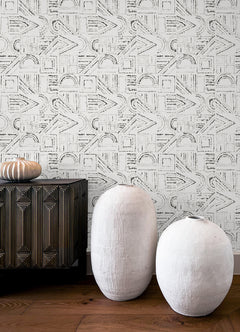 Brisbane Peel & Stick Wallpaper in a room setting