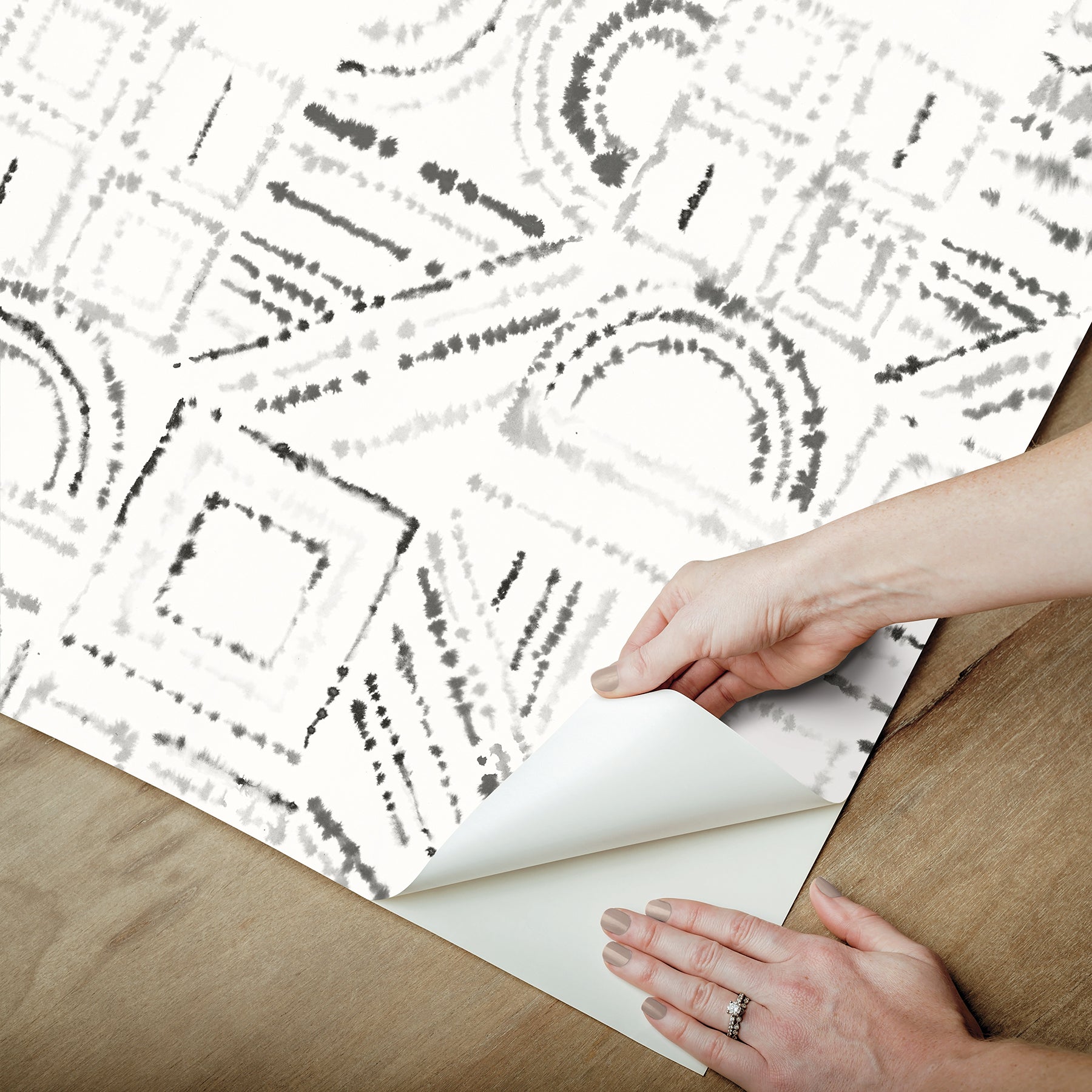 Brisbane Peel & Stick Wallpaper - how to peel