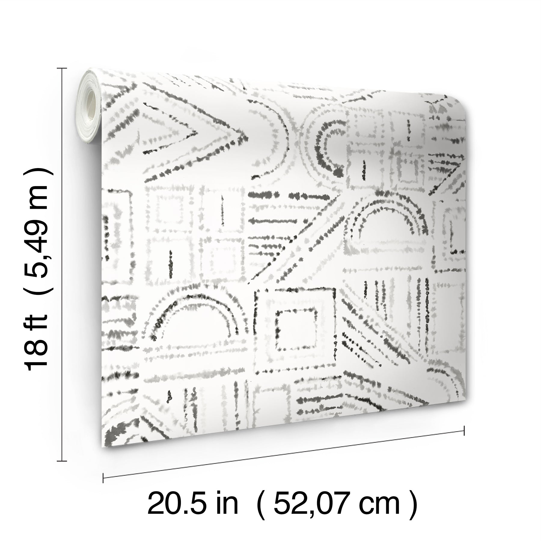 Brisbane Peel & Stick Wallpaper - dimensions
