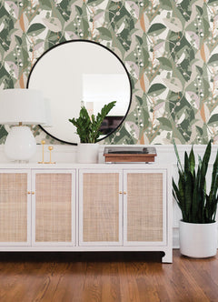 Adelaide peel and stick wallpaper in a room setting