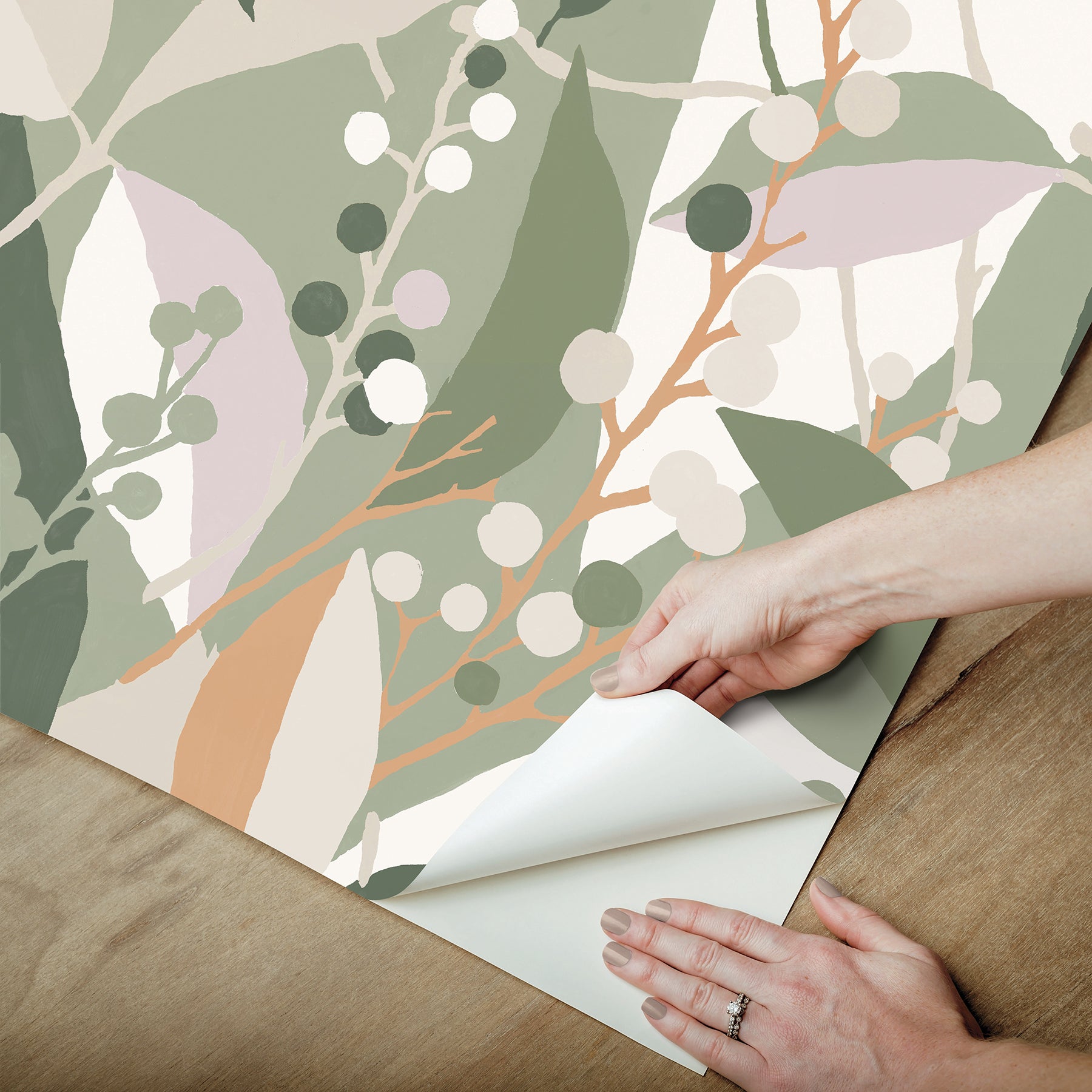 Adelaide peel and stick wallpaper - how to peel
