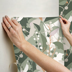 Adelaide peel and stick wallpaper - how to stick