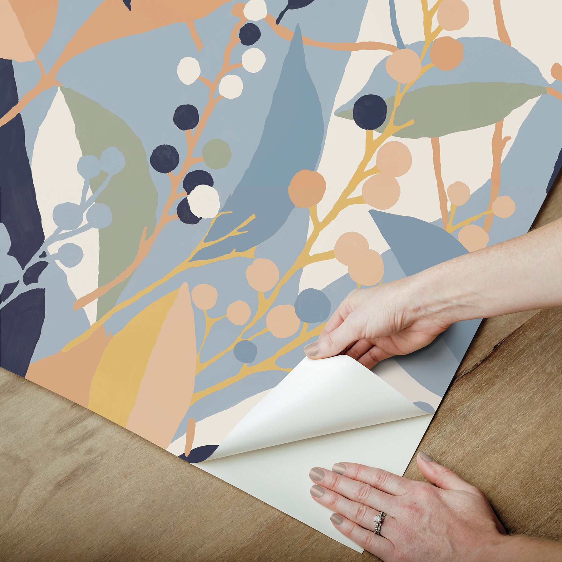 Adelaide peel and stick wallpaper - how to peel