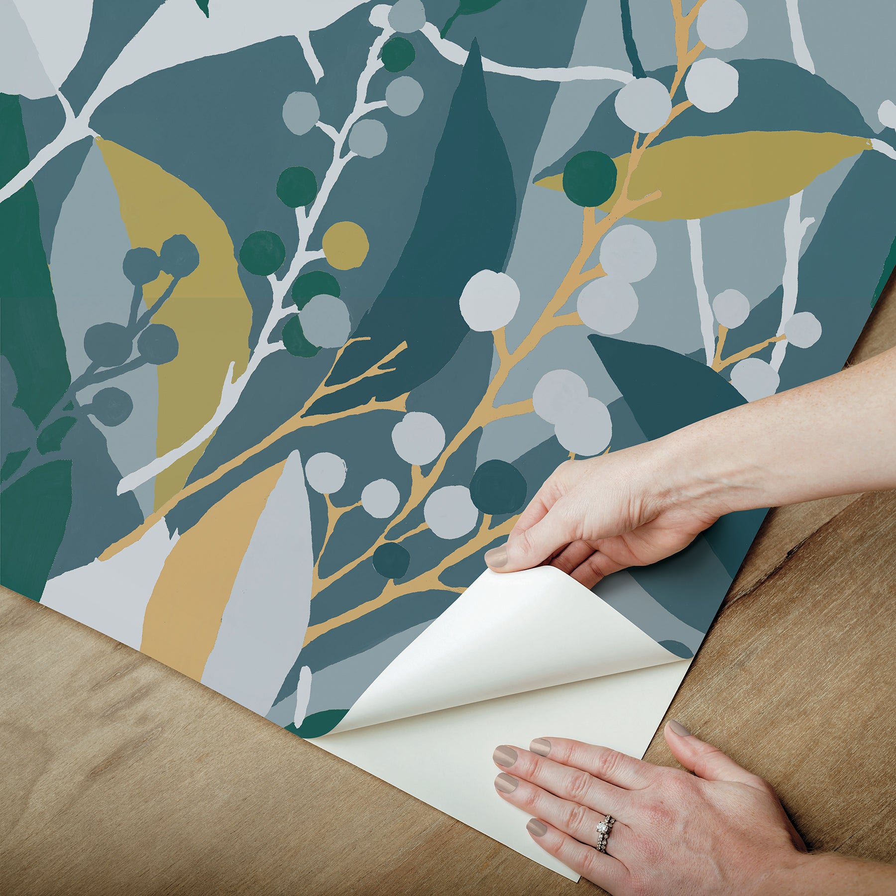 Adelaide peel and stick wallpaper - how to peel