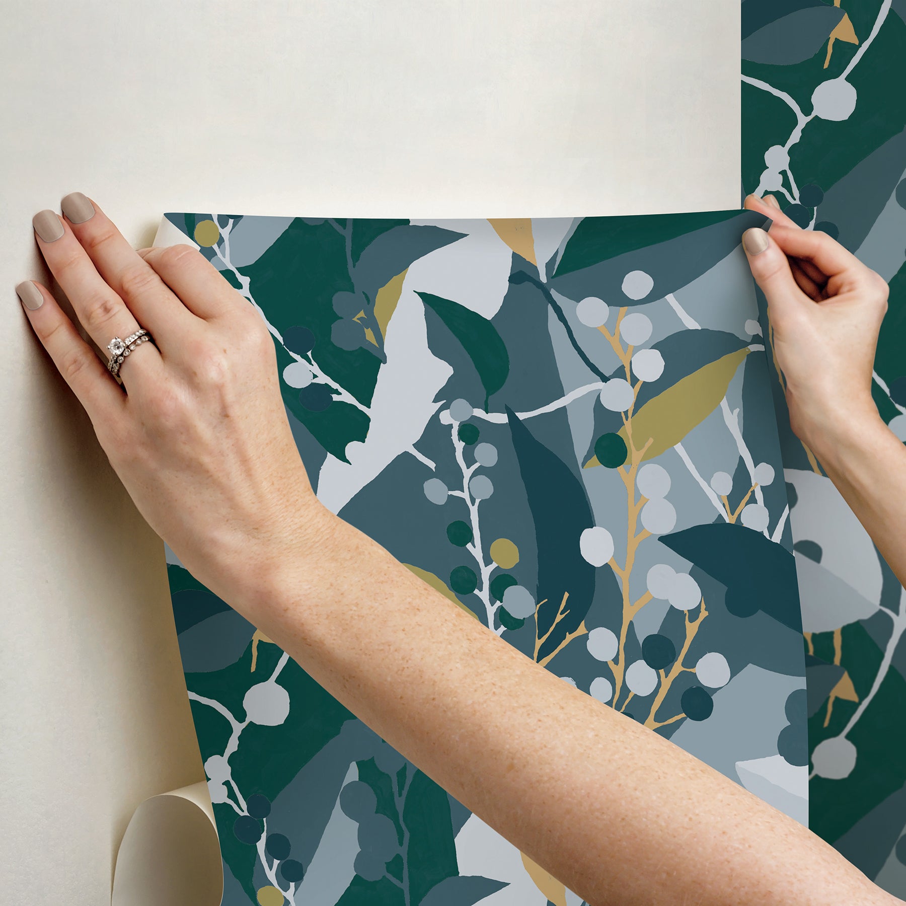Adelaide peel and stick wallpaper - how to stick