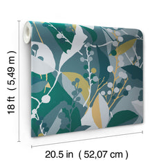 Adelaide peel and stick wallpaper - dimensions