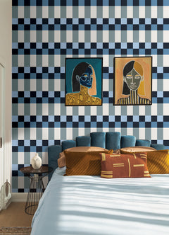 Emily Peel and Stick Wallpaper in a room setting