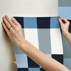 Emily Peel and Stick Wallpaper - how to stick