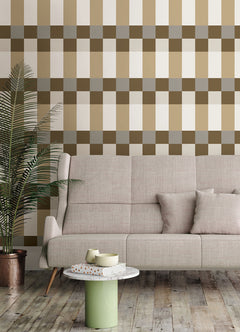 Emily Peel and Stick Wallpaper in a room setting