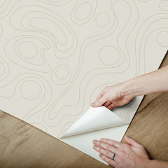 Emily Peel and Stick Wallpaper - how to peel