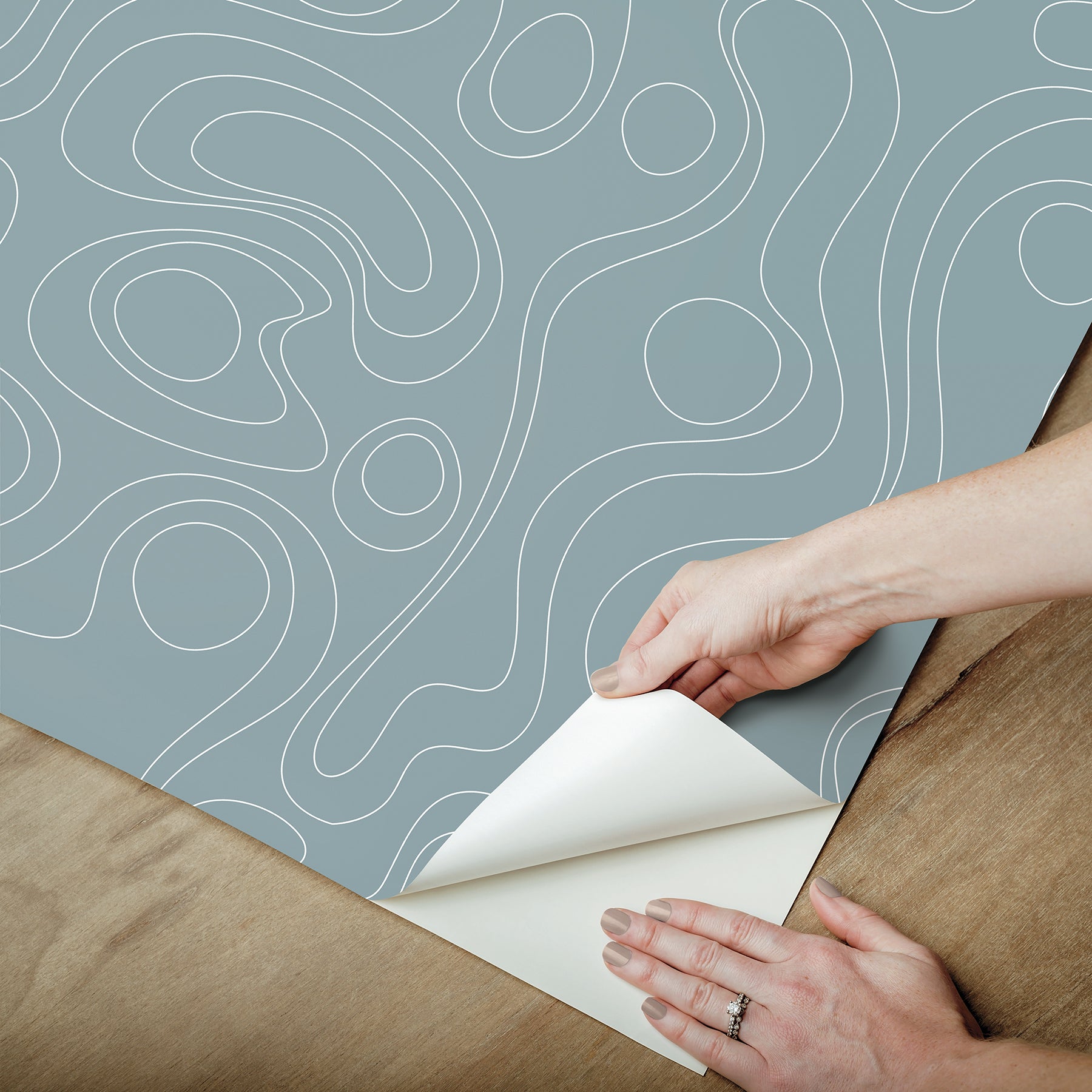 Emily Peel and Stick Wallpaper - how to peel