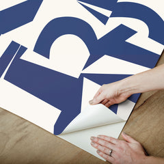 Emily Peel and Stick Wallpaper - how to peel