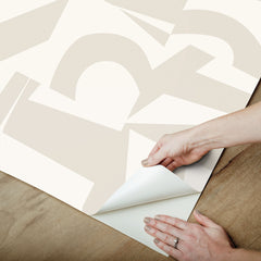 Emily Peel and Stick Wallpaper - how to peel