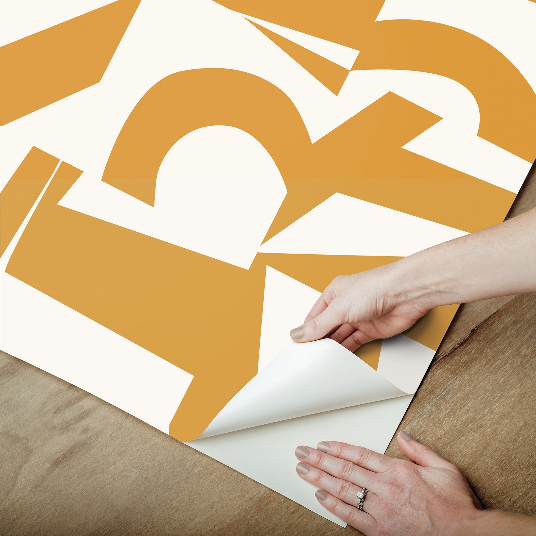 Emily Peel and Stick Wallpaper - how to peel