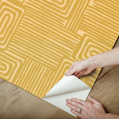 Emily Peel and Stick Wallpaper - how to peel