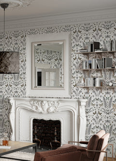 Hidden Treasures Peel and Stick Wallpaper in a room setting