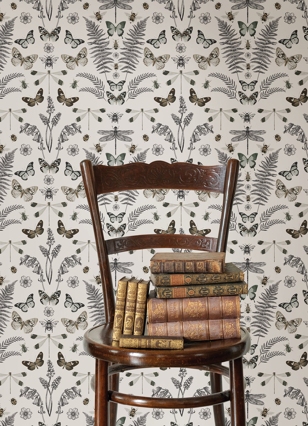 Hidden Treasures Peel and Stick Wallpaper in a room setting