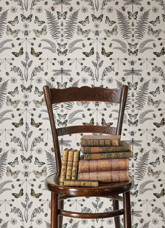 Hidden Treasures Peel and Stick Wallpaper in a room setting