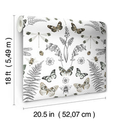 Hidden Treasures Peel and Stick Wallpaper - dimensions
