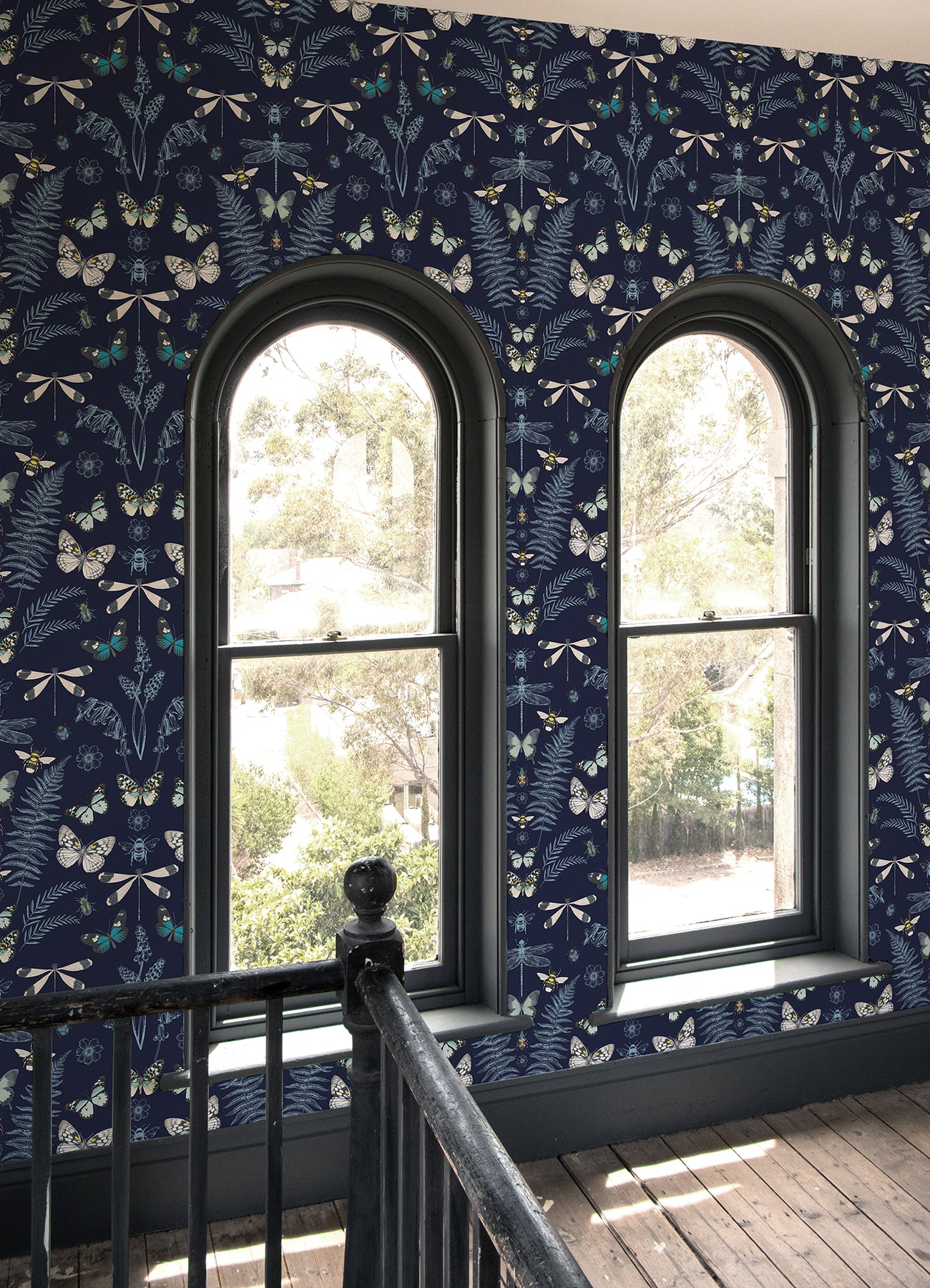Hidden Treasures Peel and Stick Wallpaper in a room setting