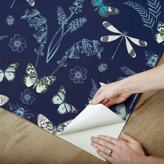 Hidden Treasures Peel and Stick Wallpaper - how to peel