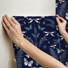 Hidden Treasures Peel and Stick Wallpaper - how to stick