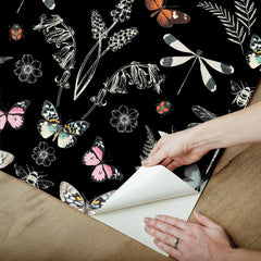 Hidden Treasures Peel and Stick Wallpaper - how to peel
