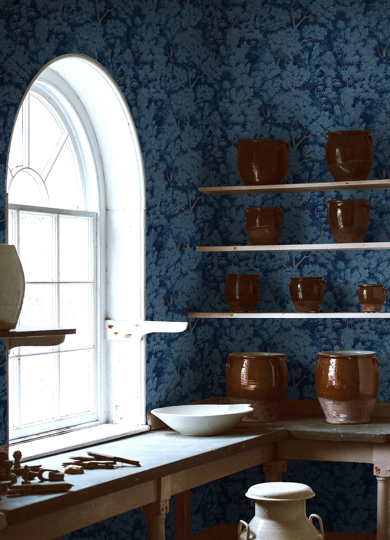 Ardian Peel and Stick Wallpaper in a room setting